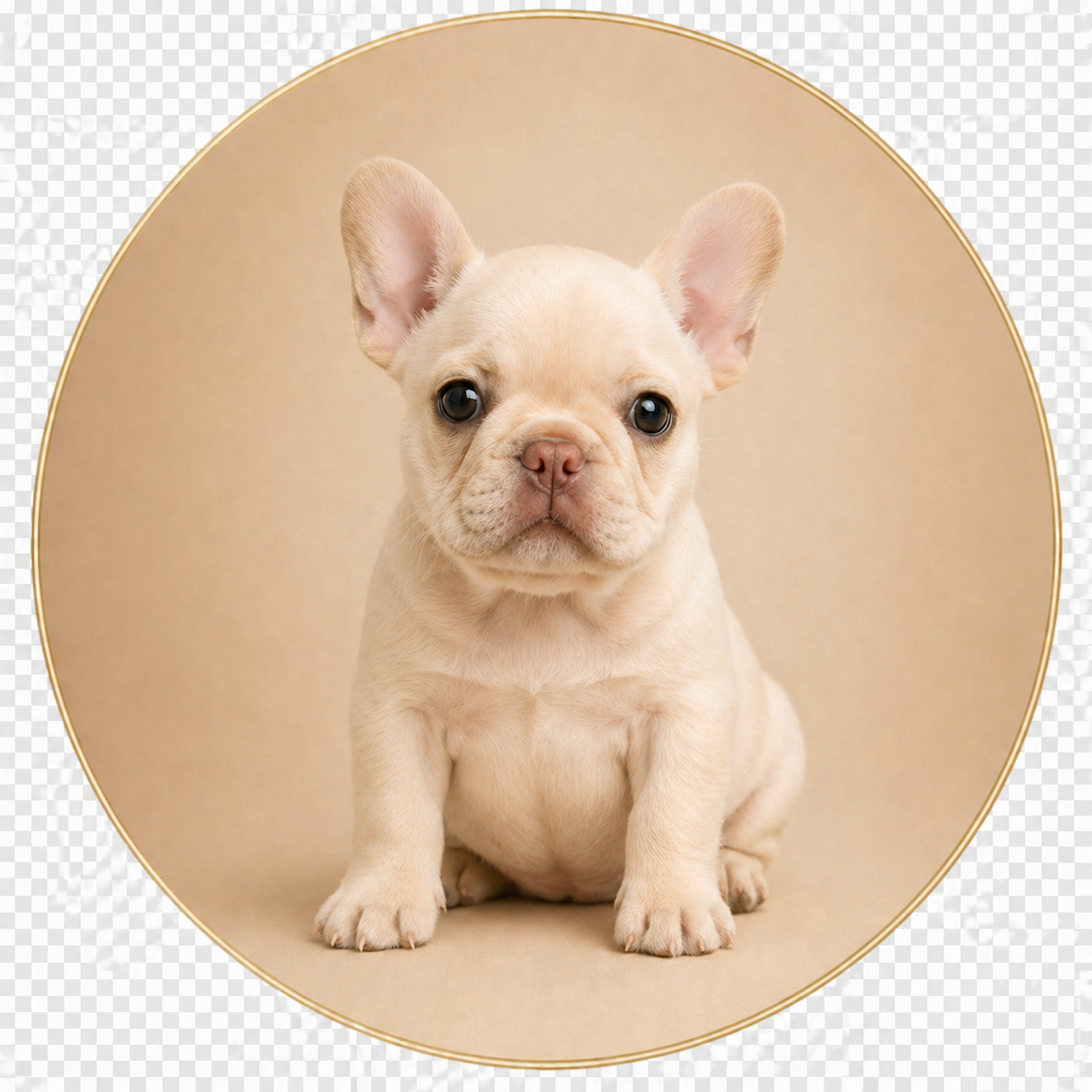 French Bulldog platinum puppy